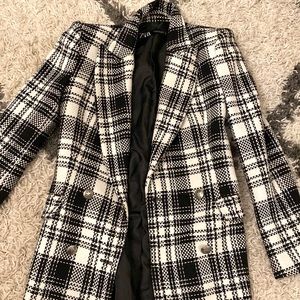 Zara patterned blazer